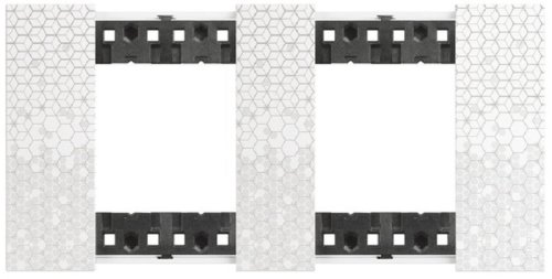 Рамка универсальная Legrand BTicino Living Now 2-м. 4 мод. пиксель фото Рамка универсальная Legrand BTicino Living Now 2-м. 4 мод. пиксель картинка